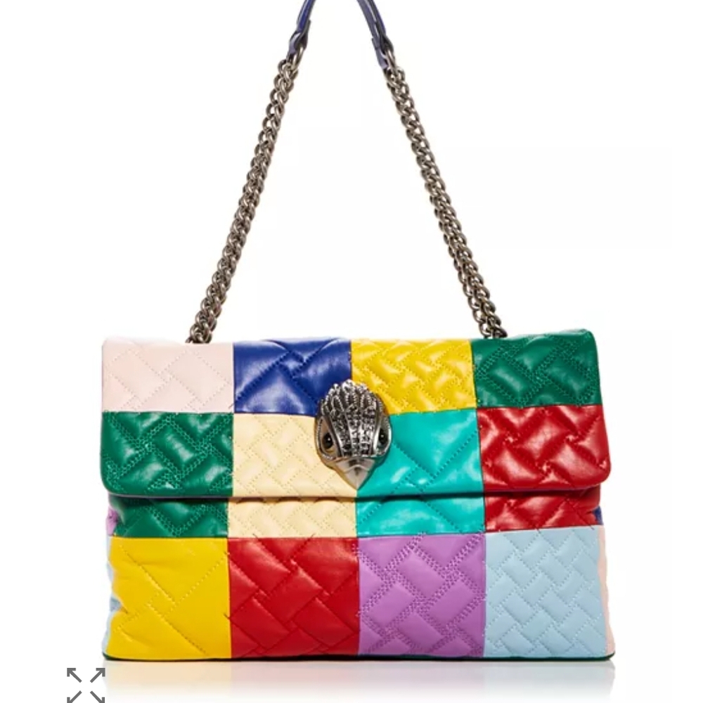 Kurt Geiger Multicolor Patchwork Shoulder Bag